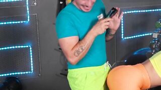 3way FFM Throat-Fucking Blowjob & Double Penetration With Facial Finish For Instructor