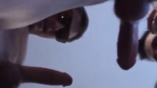 Wild Girls' Night In: Threesome Sex Party with Hot Guys