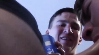 Wild Girls' Night In: Threesome Sex Party with Hot Guys