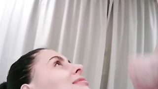 Busty Milf Rides Hard Dick POV & Gets Facial in Lingerie - Must See!