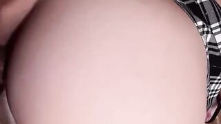 Japanese teen in pov creampies - Uncensored close-up footjob threesome