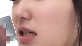 Teen Uniform Cutie Fulfills Older Man's Wish With Her Mouth And Body