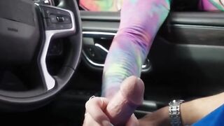 MadalinaMoon & LissaAires - Hot Threesome Car Ride Adventure