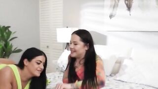 MadalinaMoon & LissaAires - Hot Threesome Car Ride Adventure