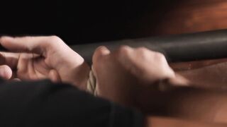 Blindfold Bondage BDSM Threesome with Older Man - barely legal Twinks Fucked by Daddy's Boyfriend