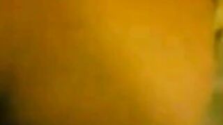Asian beauty in lingerie teases her lover before seducing him on stairs