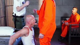 Prison Fisting Threesome - Hardcore Anal Action with Gangbanged Prisoners