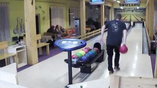 OrnellaMorgan's Bowling Alley BJ Blowjob Adventure
