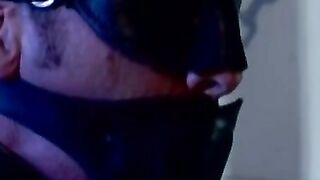 BDSM Threesome - Dominatrix Whips Submissive Guy And Blows Him Away With Her Skills