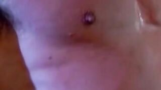 BDSM Threesome - Dominatrix Whips Submissive Guy And Blows Him Away With Her Skills