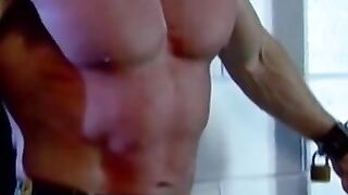 BDSM Threesome - Dominatrix Whips Submissive Guy And Blows Him Away With Her Skills