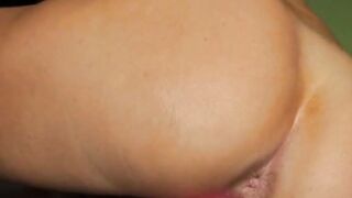 Redheaded Cutie Uses Her Giant Dildo to Stretch Out That Pussy
