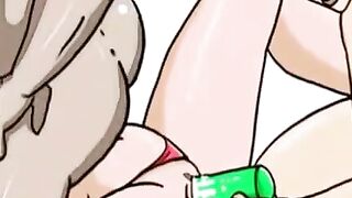 Four-Way Orgasm Fest Featuring Popular Cartoon Characters