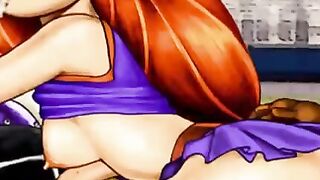 Four-Way Orgasm Fest Featuring Popular Cartoon Characters