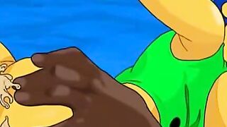 Four-Way Orgasm Fest Featuring Popular Cartoon Characters