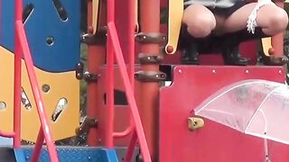 Public Peeping - Kinky School Girls Get Busted For Peeing In Public