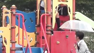 Public Peeping - Kinky School Girls Get Busted For Peeing In Public