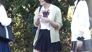Public Pee Fest #3 - Dirty School Girls Peeing in Public Places