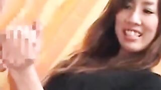 Japanese Couple Sharing Intimate Moments in Bedroom