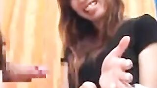 Japanese Couple Sharing Intimate Moments in Bedroom