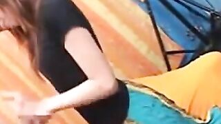 Japanese Couple Sharing Intimate Moments in Bedroom