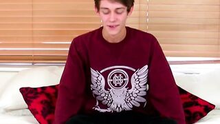 Skinny Twinks Solo Striptease & Masturbation - Jamie Sykes