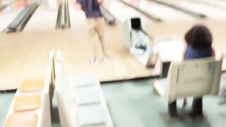 Bowl-Her-Over! - Gabby Ortega Rides A Dick In Bowling Alley And Gets Sloppily Fucked