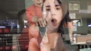 Bowl-Her-Over! - Gabby Ortega Rides A Dick In Bowling Alley And Gets Sloppily Fucked