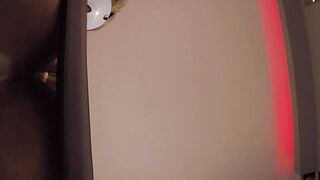 Thick-Assed Transgender Babe Handcuffs Herself For Anal Play
