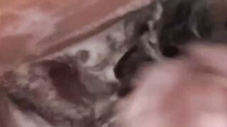 TS Bombshell Sucks & Fucks in Bathtub - Transgender Beauty Rides Big Dick POV