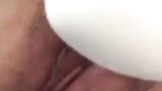 Asian Teen Vibrates to Ecstasy - Sex Toy Sensation on Red Lingerie Model