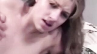 Teen Debutant Taegen Presely Rides A Monster Dick In Her First Scene