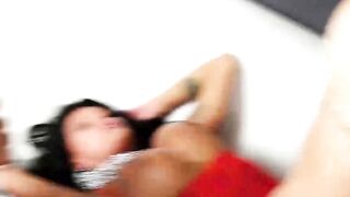 Ebony Milf Throat-Pounding FFM Orgy with Big Black Dick