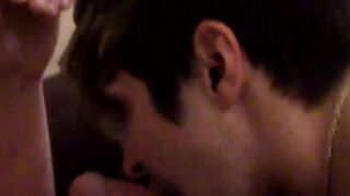 Feisty Fellows' Fantasy - Threesome Blowjob Party