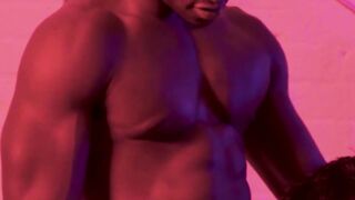 Interracial Passion - Black Hottie Fucks White Guy Raw
