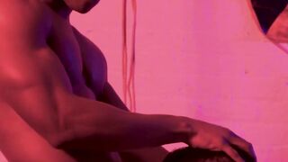 Interracial Passion - Black Hottie Fucks White Guy Raw
