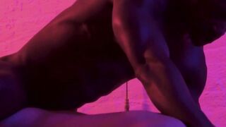 Interracial Passion - Black Hottie Fucks White Guy Raw
