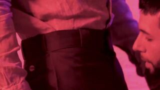 Interracial Passion - Black Hottie Fucks White Guy Raw