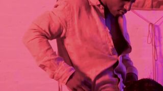 Interracial Passion - Black Hottie Fucks White Guy Raw
