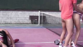 Teenage Slut Outdoor Fucked Hard On A Public Court - PornPros