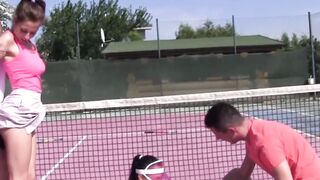 Teenage Slut Outdoor Fucked Hard On A Public Court - PornPros