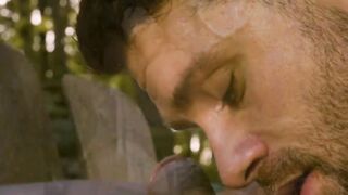 Hairy Hole Outdoors - Older Man Fucks barely legal Twink's Ass Raw