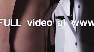 Petite Blondie's Naughty Striptease - Exclusive Footage of BTS Action