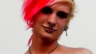 Skinny Gay Hunk - Hot Twink Jerks Off & Ejaculates For The Cameras