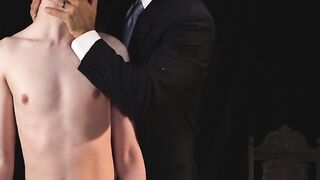 Dark Room Domination - Dominatrix Mistress Alexis Crystal Fucks Her Slave Boy Hard