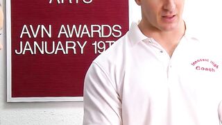 HOTTIE DILLON HARPER - Teasing & Seducing Professor's Big Dick in Classroom