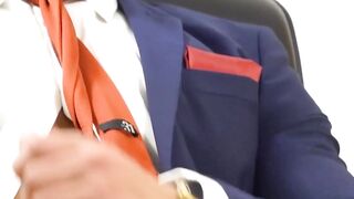 Kenzo Alvares - Suit Up For A Hot Masturbation Session