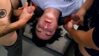Three's Company - Twinks Share Big Dick Threesome