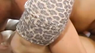 Bubble Butt MILF Rides Huge Dick in Hardcore Anal Threesome