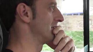 UK Hottie's Mouth Filled With Big Dick & Facial Blast